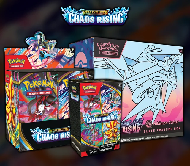 POKEMON CHAOS RISING PRE ORDERS