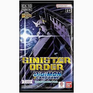 Digimon TGC Card Game: Extra Booster Pack - Sinister Order (EX-10)